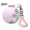 10 Oz Pet Water Bottle Portable Dog Ball Stainless Steel Bottle Leak-Proof Convenient Refill with Foldable Silicone Bowl for Outdoor Walks Travel