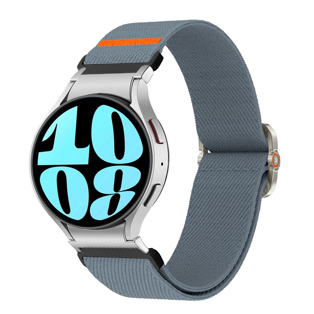 Ремешок для браслета Samsung Galaxy Watch 7/6/5/4 40 44 мм Плетеный нейлоновый спортивный ремешок для Galaxy watch 6/4 Classic 5 Pro Умные часы