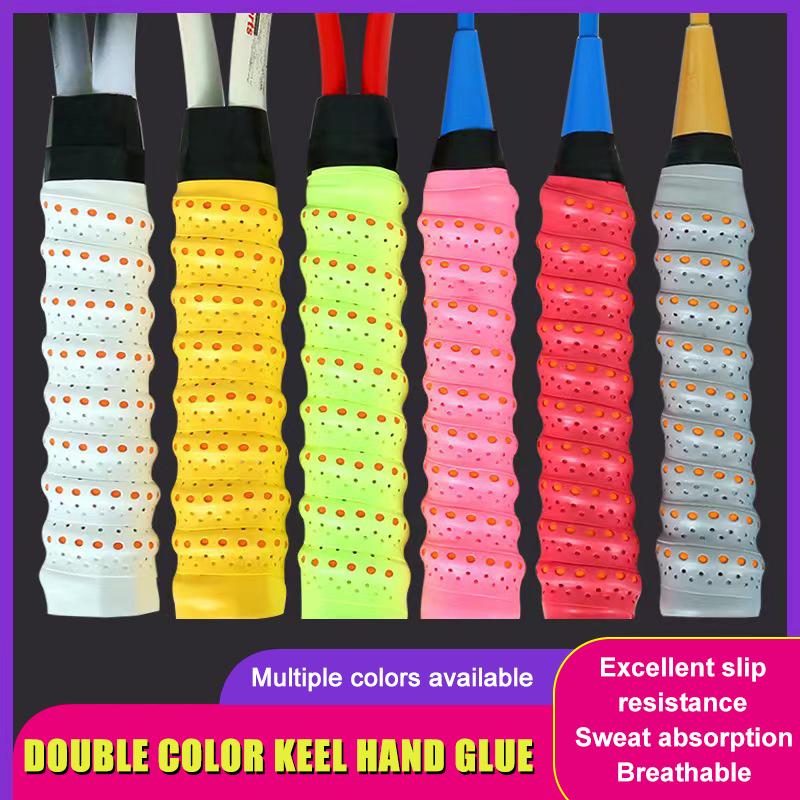 Squash Grip Tennis Racket Grip Tape With Anti Slip Perforated Super Absorbent Sweatband