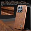 Crocodile Pattern PU Leather Case for Xiaomi Mi 15 14 Ultra 14T 13T Pro Shockproof Plating Bumper Frame Phone Cover Coque Etui