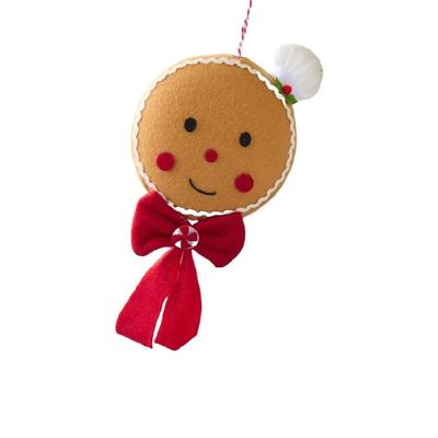Handmade Gingerman Ornament Christmas Tree Hanging Decorations For Kid Room Door Mantels Window Home Party Decoration