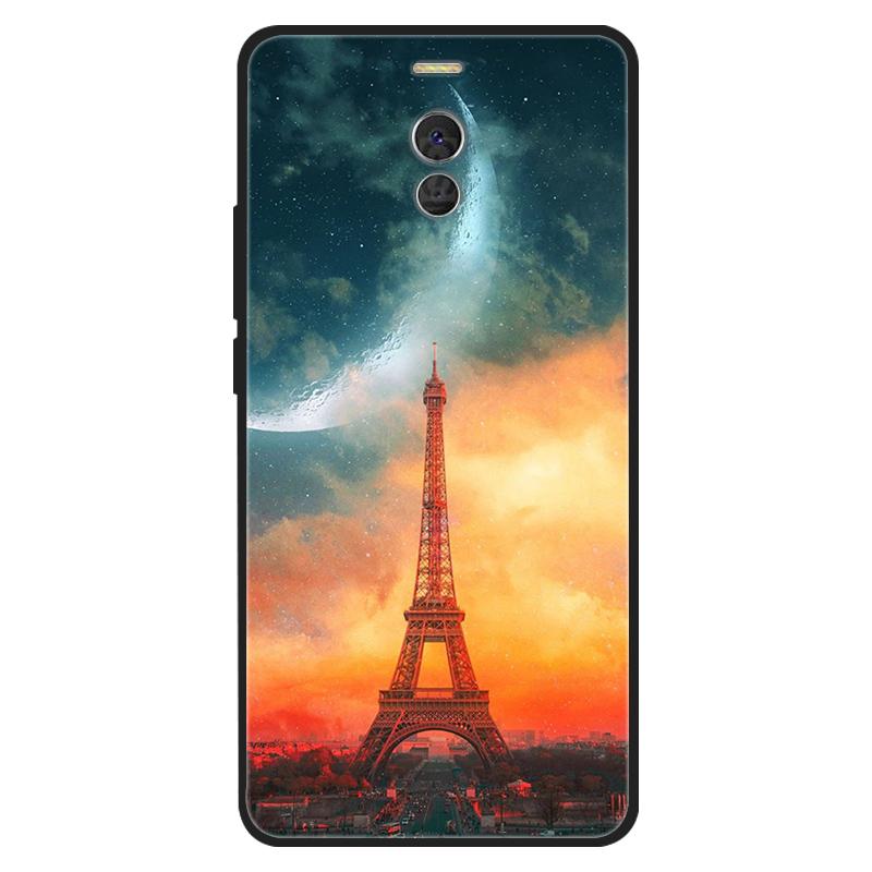 For Meizu M6 Note Case Silicone Cat Painted Soft Black Cover for Meizu M6Note M3 Note 8 Cover TPU Coque Protective Capa
