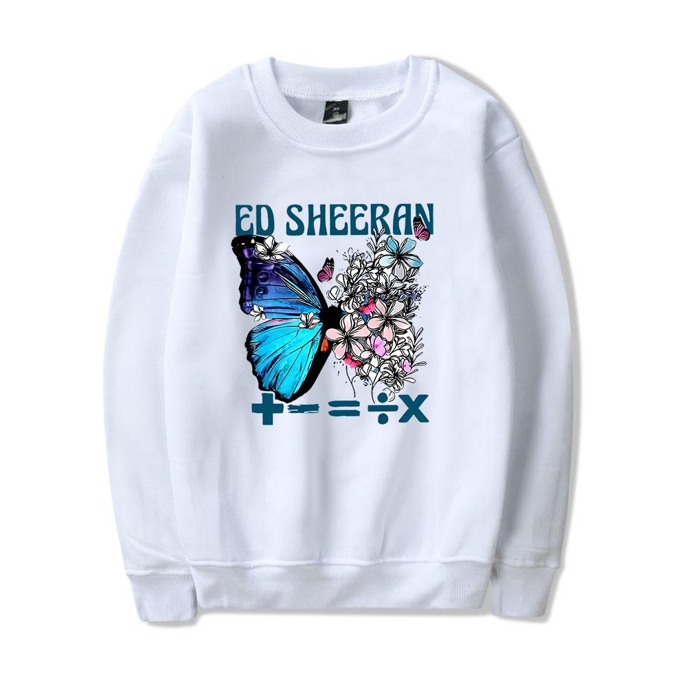 

Горячая Мода Эд Ширан Принт Оверсайз Худи Женщины Мужчины О-образный вырез Длинный рукав Свитшот с круглым вырезом Повседневный спортивный костюм XL белый