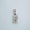 European Rock Candy Necklace: 26-Letter Pendant, Hip Hop Fashion Jewelry Accessories