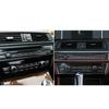 For BMW 5 Series F10 2011-2017 Carbon Fiber Central CD Air Conditioning Control Panel Trim Cover Car Interior Decoration