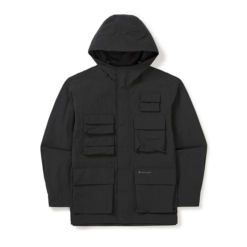 SNOWPEAK Papery Utility Windbreaker Dark Charcoal (S25ZMLWB54)