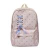 Schoolbag Girl's heart Atmosphere School bag Junior high school student High school student polka dot printing New backpack Travel light backpack