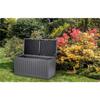 Garden Box 109 X 51 X 55 Cm 270 Liters Gray