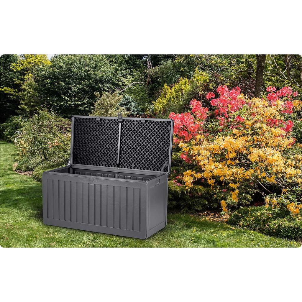 Garden Box 109 X 51 X 55 Cm 270 Liters Gray
