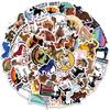 10 30 50Pcs Cartoon Horsemanship Sticker Horse Racing For Helmet Luggage Bicycle Laptop Motorcycle Decals Graffiti Stickers F5