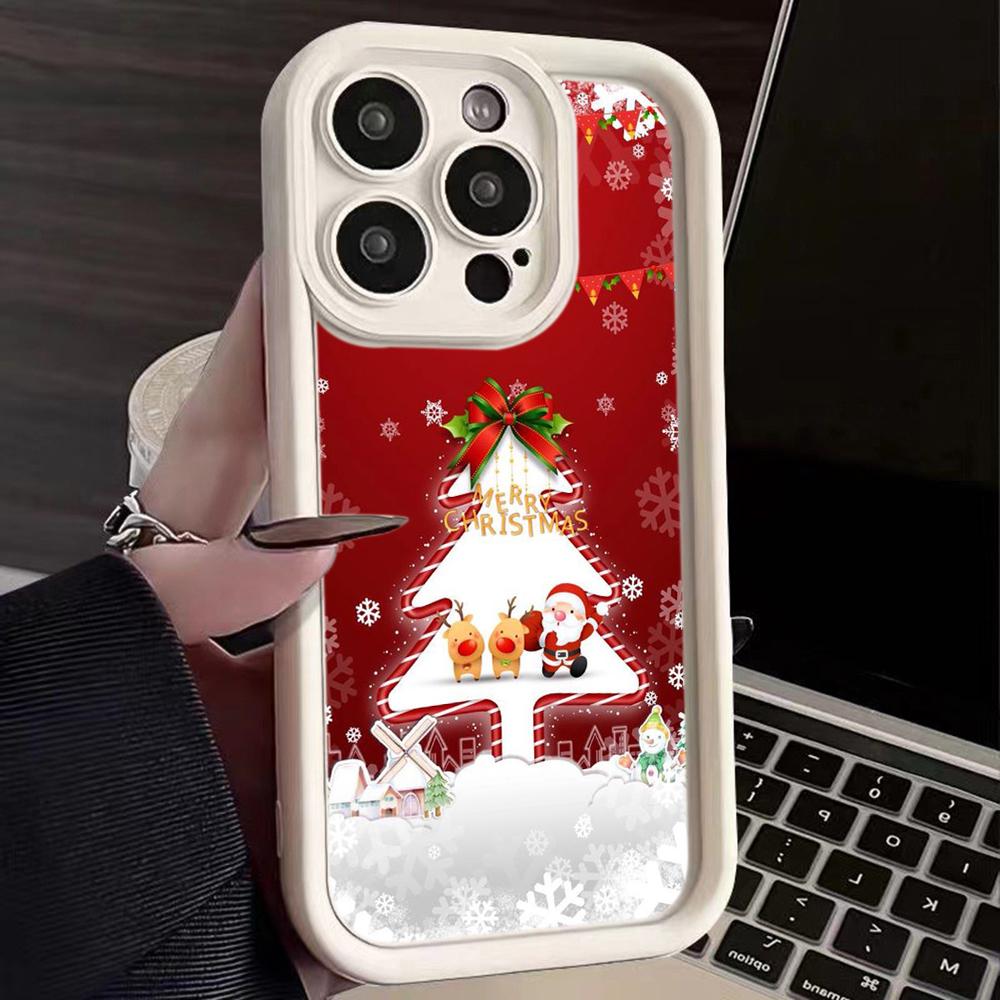 Ae114 Merry Christmas Christmas tree art Phone Cases for Xiaomi 12 11 Lite 5G NE Redmi 13C 14C 9a A3 Note 12 Pro 11s Angel Eye Ladder Protective Cover