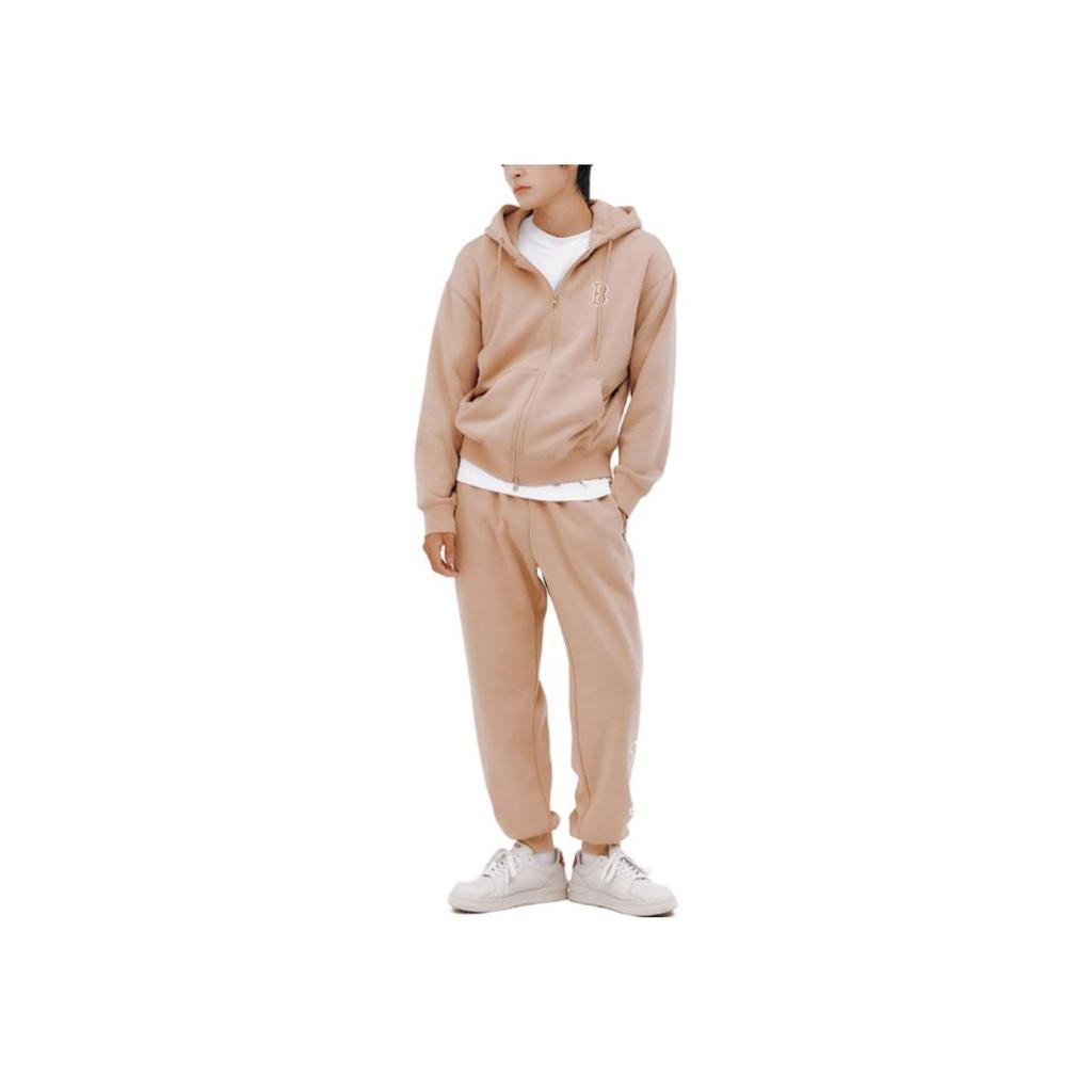 New MLB Knitted Sweatpants Unisex Light Umber 3APTB0736-43BGS