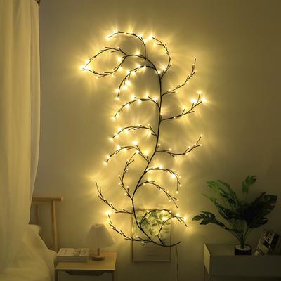 Willow Vine String Lights LED NightLights  Artificial Plant Tree Branch Lights Ambience Wall Light Valentine's Day