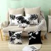 Simple Black and White Pattern Pillowcase Office Living Room Car Ornaments Home Pillowcase