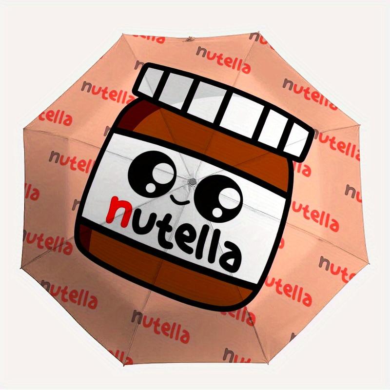 

1pc Nutella Themed High-quality Umbrella,Automatic Opening and Closing Umbrella,Multi-functional Umbrella G0811209