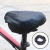 Waterproof Bike Seat Rain Cover Durable PVC UV Protection Fits Most Saddles Black For Mountain, Road Outdoor Cover