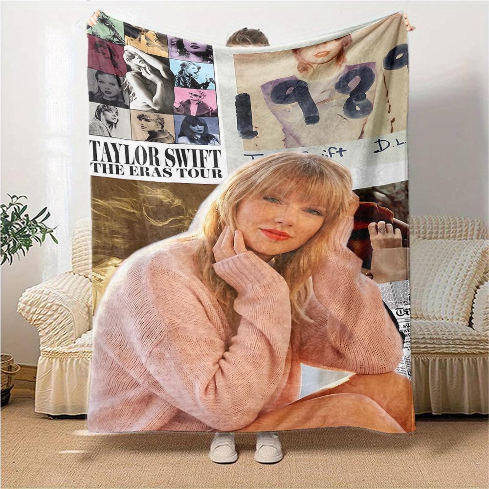 Taylor Swift Eras Tour Blanket Soft Throw Blanket For Home Bedroom Bed Sofa Travel Office Solid Christmas Blanket