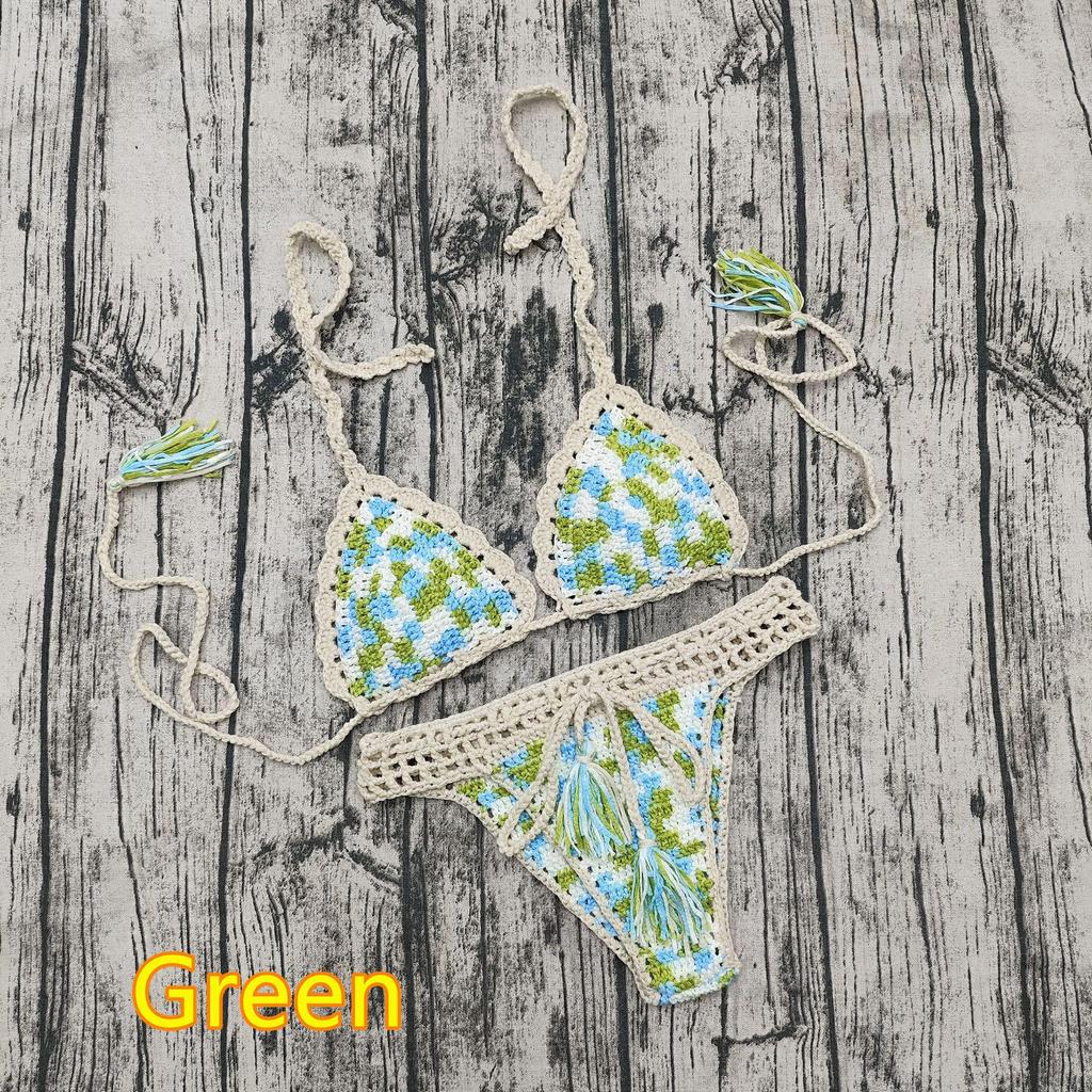 Handmade Crochet Bikini Set: Sexy Hot Style Swimsuit