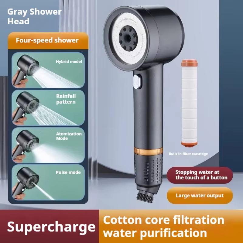 

Насадка для душа высокого давления, Турбо-насадка для душа, Дождевой спрей для аксессуаров для ванной комнаты