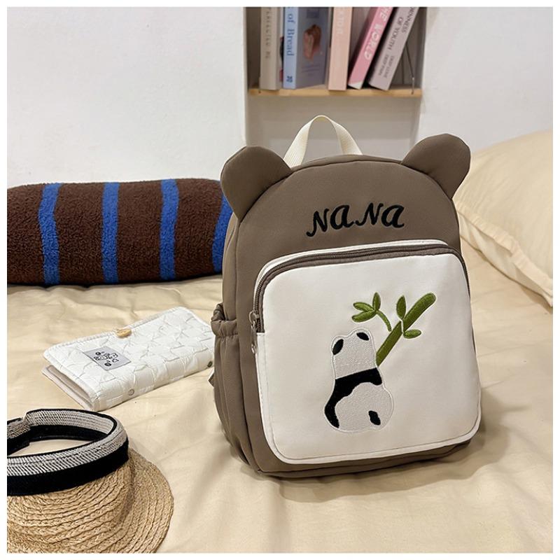 The new schoolbag is high-value, fresh, sweet and cute, red panda backpack, kindergarten level 1-3 large-capacity backpack.