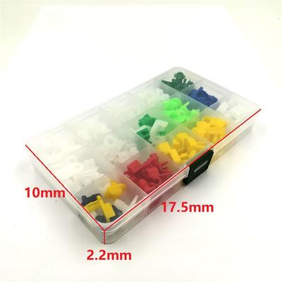 160PCS Mixed Universal Kunststoff Türschloss Stange Clip Seite Befestigungen Retainer Auto Draht Clips mit box