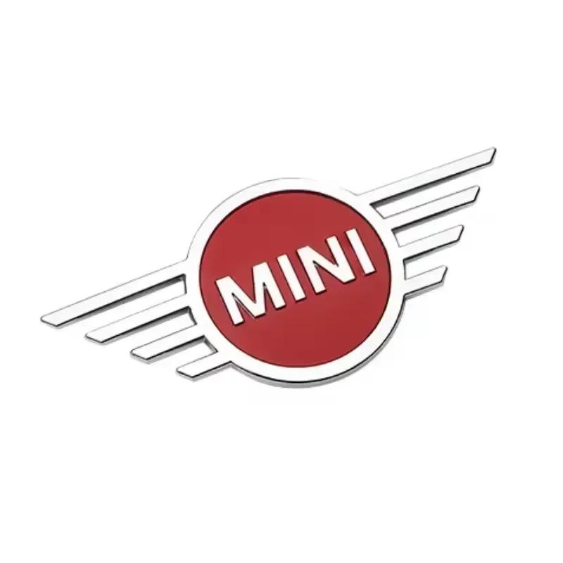 Metal Car Logo Front Rear Badge Emblem Sticker For Mini Cooper Countryman Clubman JCW F55 F56 R55 R56 R60 F60 Auto Accessories