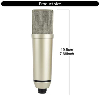 Professional Vocal Recording Microphones XLR Interfaces Noise Suppression For Broadcast Environment