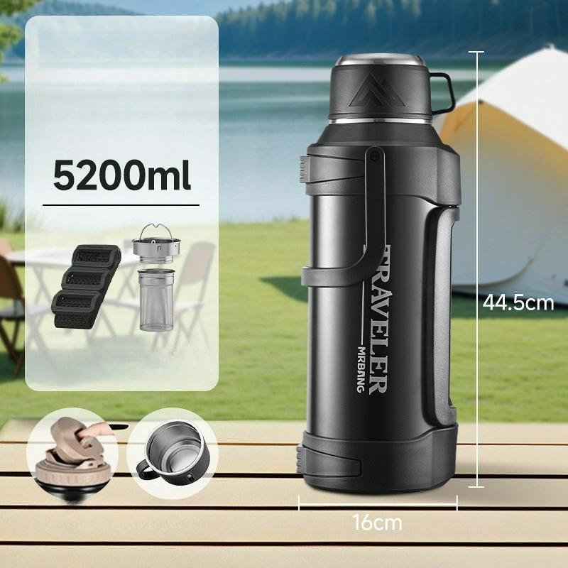 Přenosná termoska, Velkokapacitní nerezová termoska, Venkovní velkokapacitní ultravelkokapacitní přenosná termoska