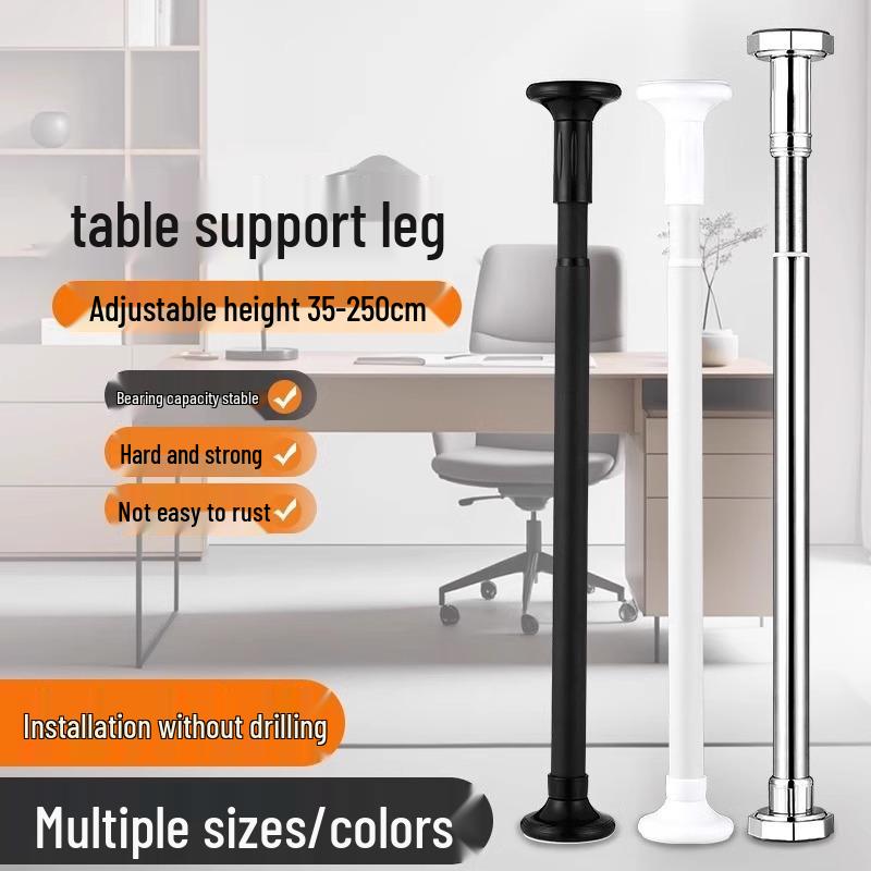 

Adjustable Stainless Steel Support Bracket for Load-Bearing Countertops Thickened 25mm 35-50cm No-drilling Telescopic