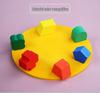 Wooden Shape Sorting Intelligence Box - 3D Geometric Blocks for Early Education & Parent-Child Interaction