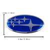 For Subaru FORESTER IMPREZA XV STI WRC WRX BRZ  LEGACY OUTBACK  58x29mm Alloy Car Steering Wheel Logo Emblem Sticker Decals X6