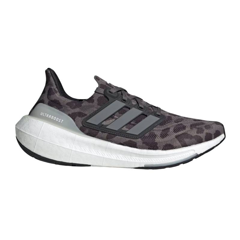 Adidas UltraBoost Light Black Leopard Unisex Sneakers Grey Charcoal Iron-Metallic ID3274