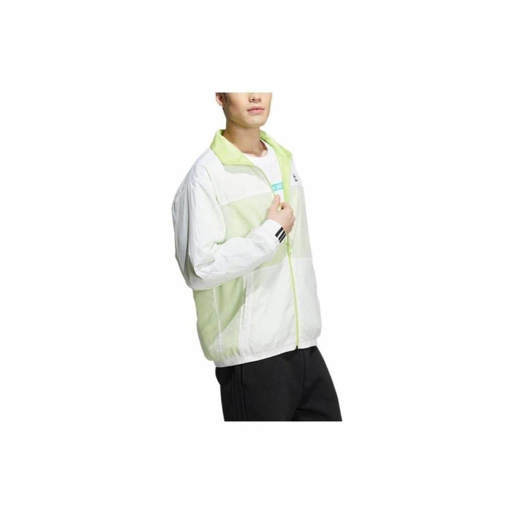 adidas Retro Sports Stand Collar Colorblock Zipper Jacket Men’s Colorblock
