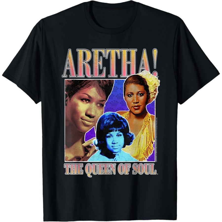 

Aretha Franklin Triple Queen of Soul T-Shirt XXXXXL чорний