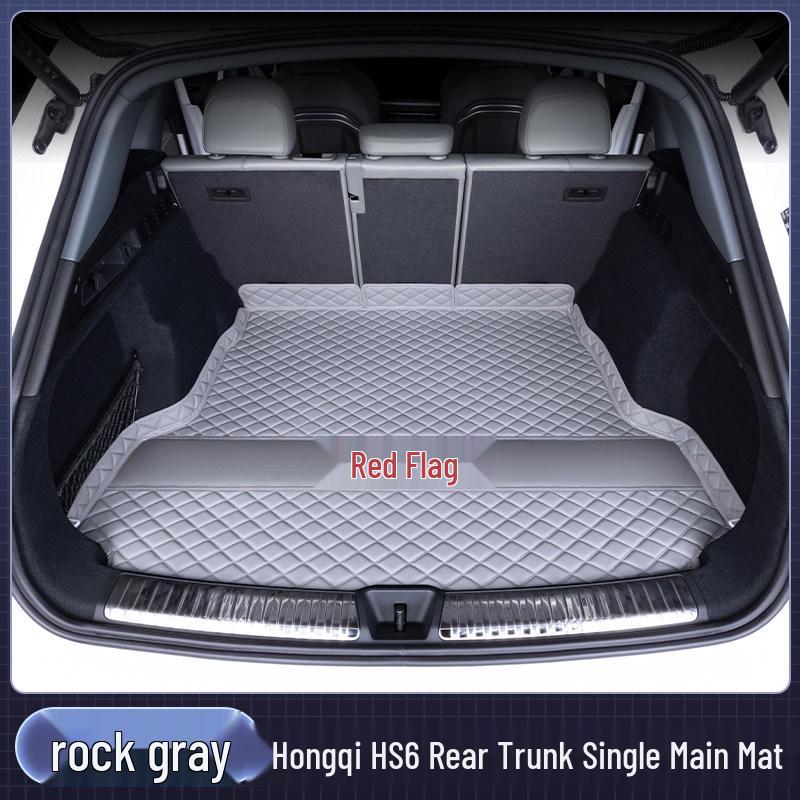 Compatible Trunk and Tailgate Mat for 26 Hongqi HS6 Models, Waterproof and Fully Enclosed HS6 PHEV Mat