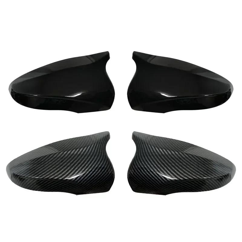 2x Carbon Look Side Wing Mirror Cover For VW For Volkswagen Golf 6 MK6 GTI GTD 2009-2013 Side Rear View Mirror Cap Cover
