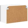 Wall Mounted Glass Cabinet LUCCA Black 60 X 31 X 40 Cm Particleboard