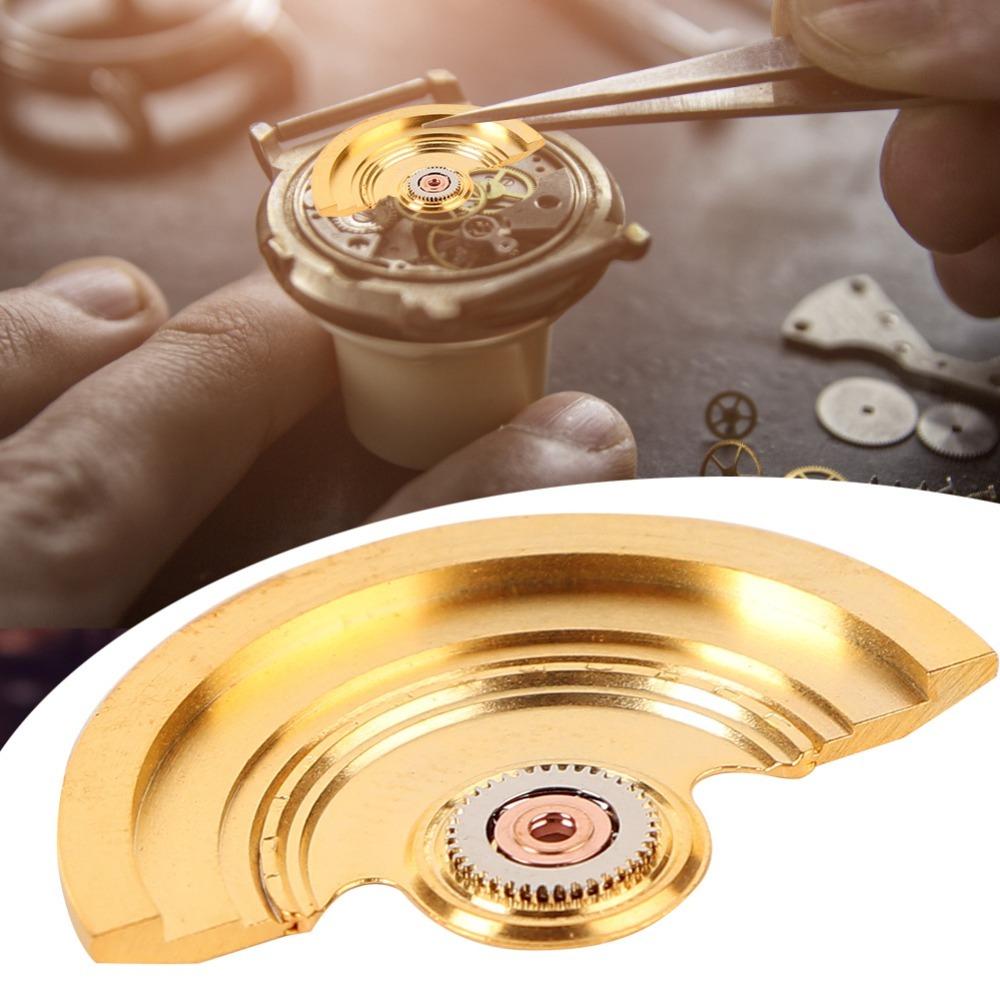 Gold Stainless Steel Oscillating Weight Automatic Hammer Mechanical Movement  Watch Repair