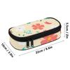 Pencil Case High Capacity Secure Zipper 300D Polyester with Main Compartment Mesh Pocket and Pen Slots for Teens and Students