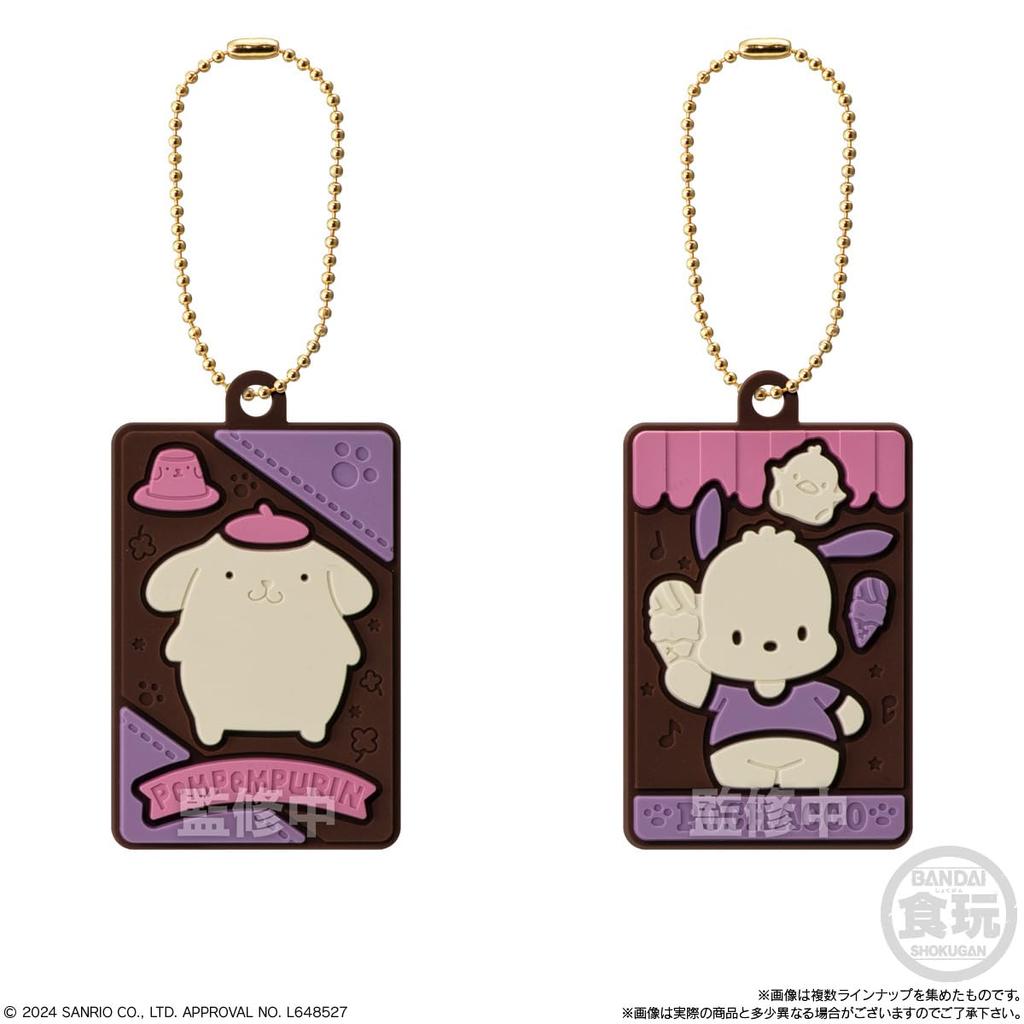 BANDAI Sanrio Characters Charapaki with Lavamas Ver. 10-Piece Box (Candy Toy) Semi-Chocolate