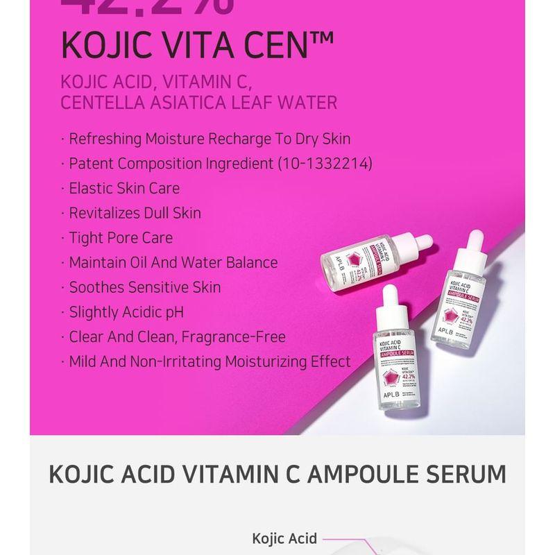 APLB Kojic Acid Vitamin C Ampoule Serum