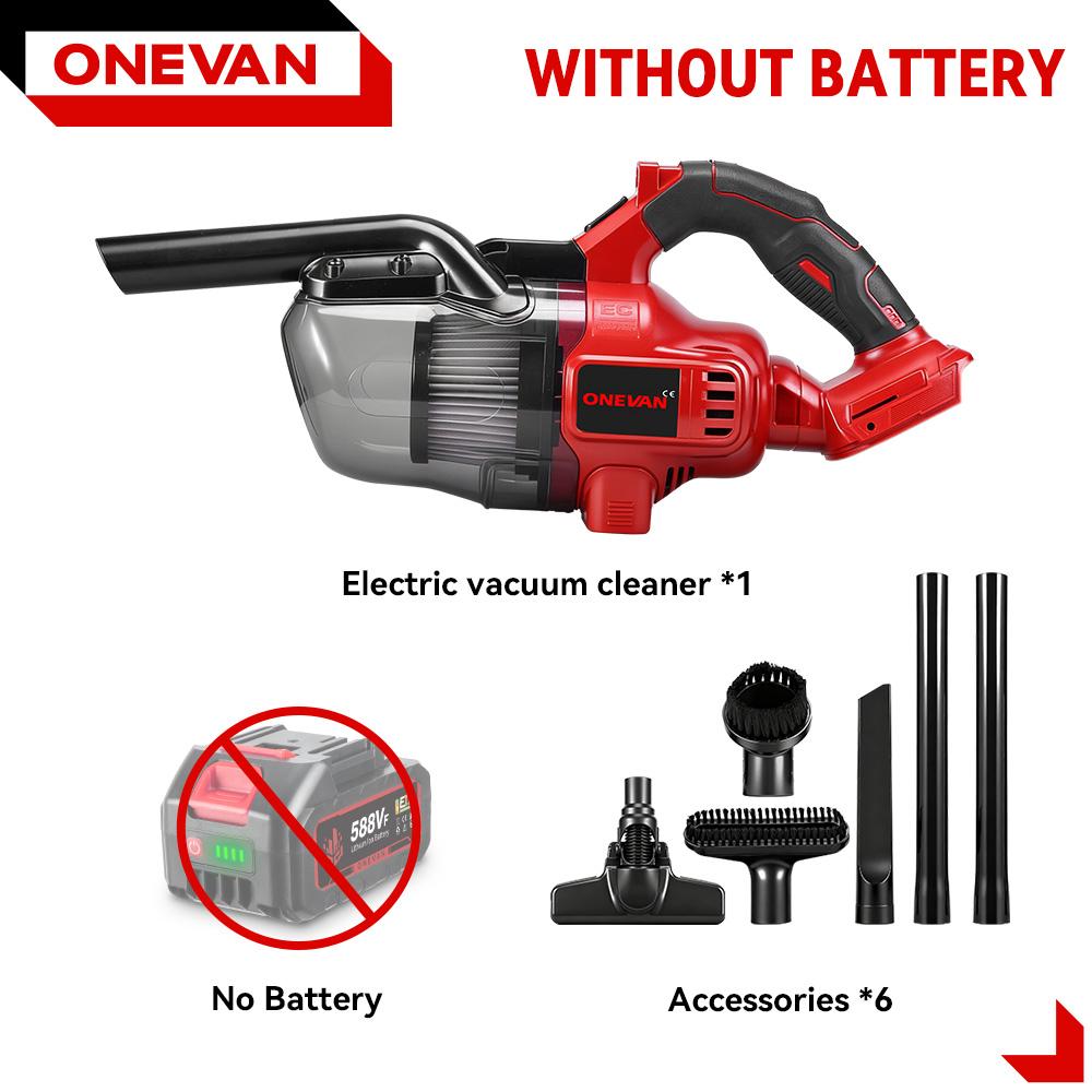 ONEVAN 16KPA Electric Vacuum Cleaner 6in1 Cordless Handheld Home Vacuum Floor Pet Hair Cleaning Tool For Makita 18V Battery Pin