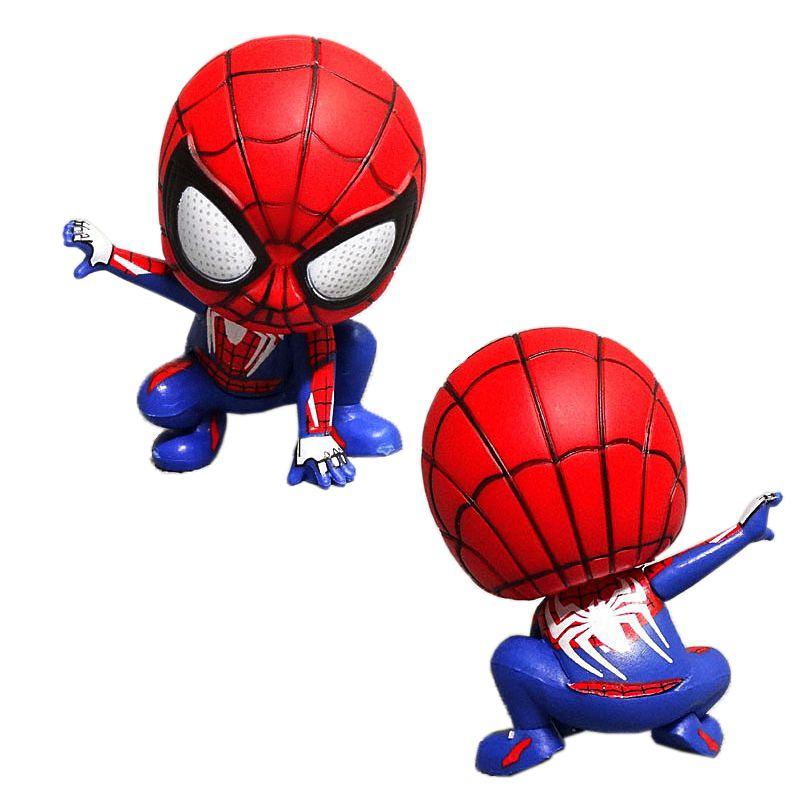 Entzückende Spider-Man Figur Puppe Für Geburtstagsparty Kuchen Dekoration Und Sammelspaß