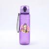650ML K-Pop Demon Hunters Water Cup Boys Girl Portable Drop-proof Outdoor Fitness Jug Trend Simple Frosted Sports Water Cups Gift