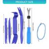 6pcs Automotive Interior Trim Removal Kit Featuring Not Marring Tip Universal for Dashboard Repair Sound System Fixes
