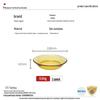 QINGPINGGUO Heat-Resistant Glass Deep Bowls