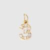 CARLIDANA New Popular Zircon Heart Symbol Number Charms Stainless Steel 18K Gold Plated DIY Jewelry Pendant for Bracelet