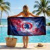 Asciugamano da Spiaggia alla Moda Chicago Cubs Asciugamano Portatile Morbido ad Asciugatura Rapida per Nuoto Campeggio Vacanze
