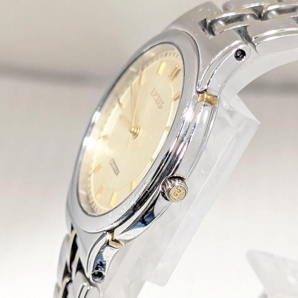 Used CITIZEN EXCEED Watch Quartz Battery Replaced I-29