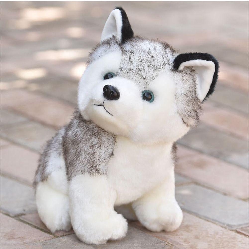 Simulation Husky Realistic Stuffed Doll Husky Dog Plush Toys Dog Plush Toys Plush Husky Dolls